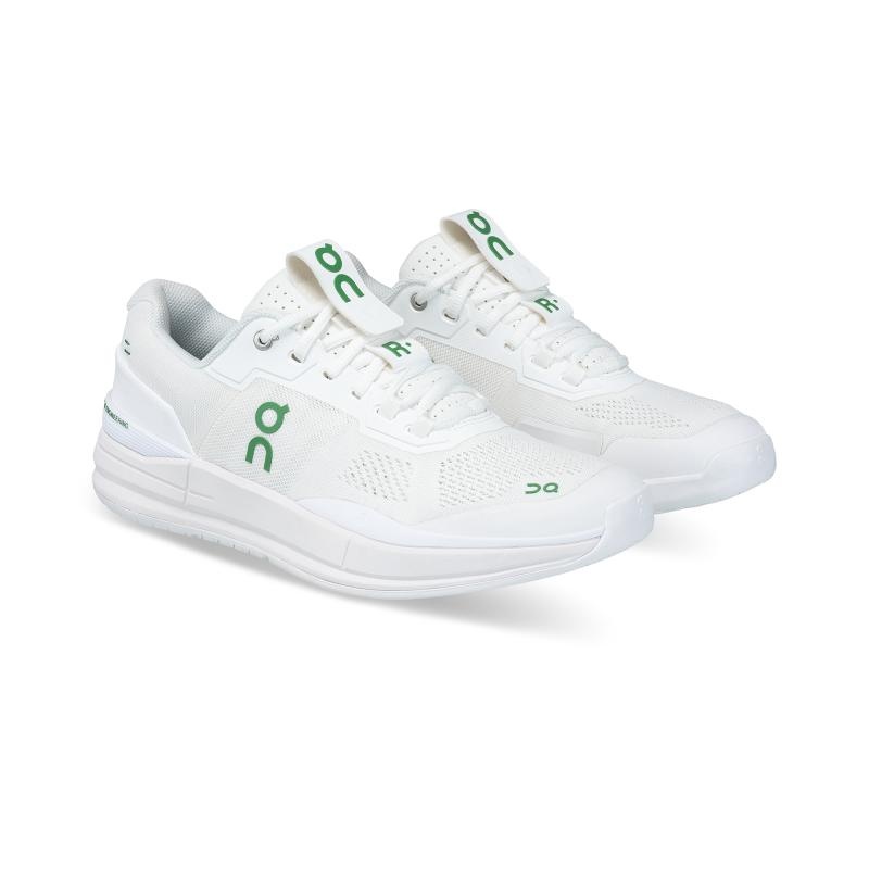 On Running THE ROGER Pro Men's Tennis Shoes White | Green | ASWYL-6307