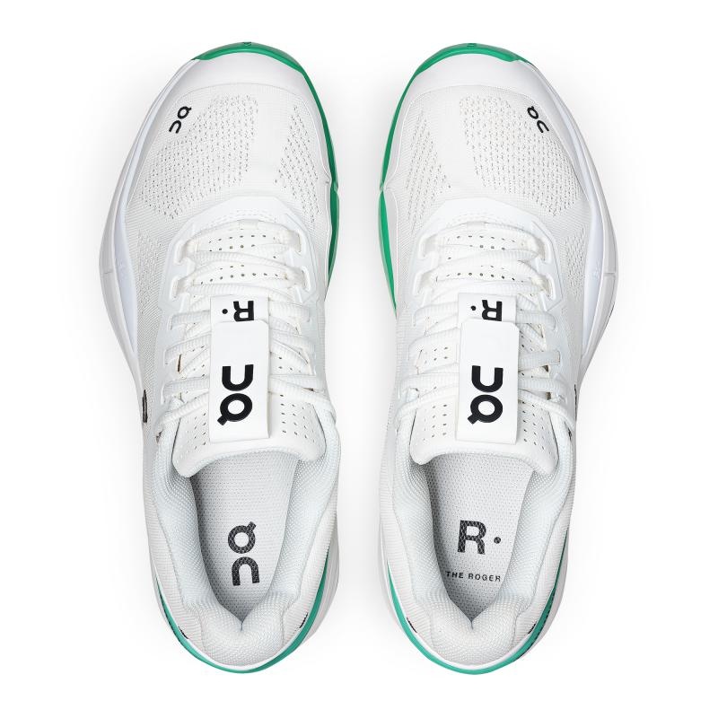 On Running THE ROGER Pro Men's Tennis Shoes White | Mint | CPSWT-6894