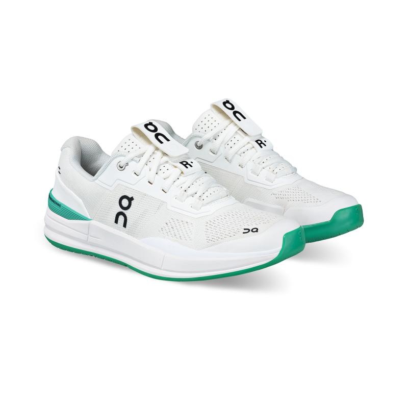 On Running THE ROGER Pro Men's Tennis Shoes White | Mint | CPSWT-6894