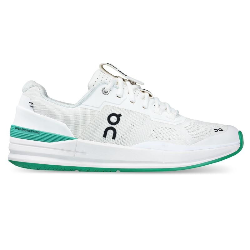 On Running THE ROGER Pro Men\'s Tennis Shoes White | Mint | CPSWT-6894