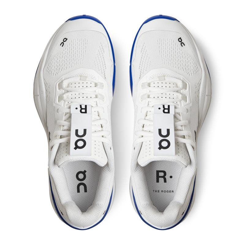 On Running THE ROGER Pro Women's Tennis Shoes White | Indigo | DMEGU-3619