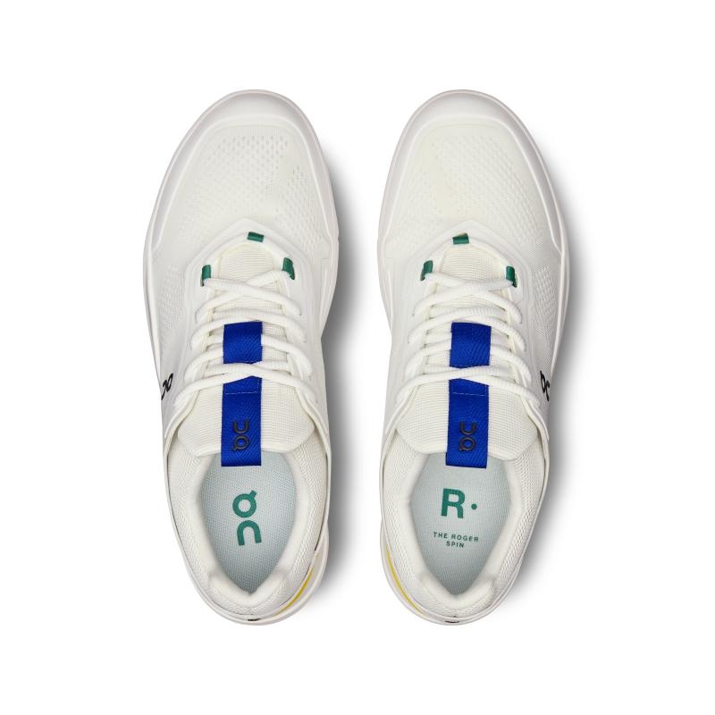 On Running THE ROGER Spin Men's Life Shoes Undyed-White | Yellow | OBIDU-2487