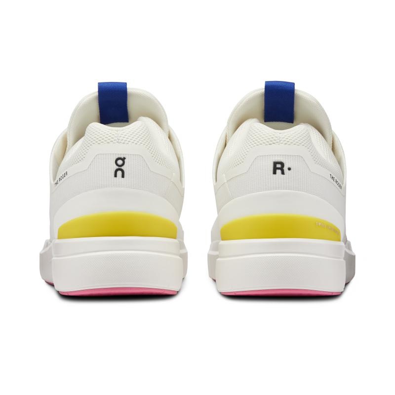 On Running THE ROGER Spin Men's Life Shoes Undyed-White | Yellow | OBIDU-2487