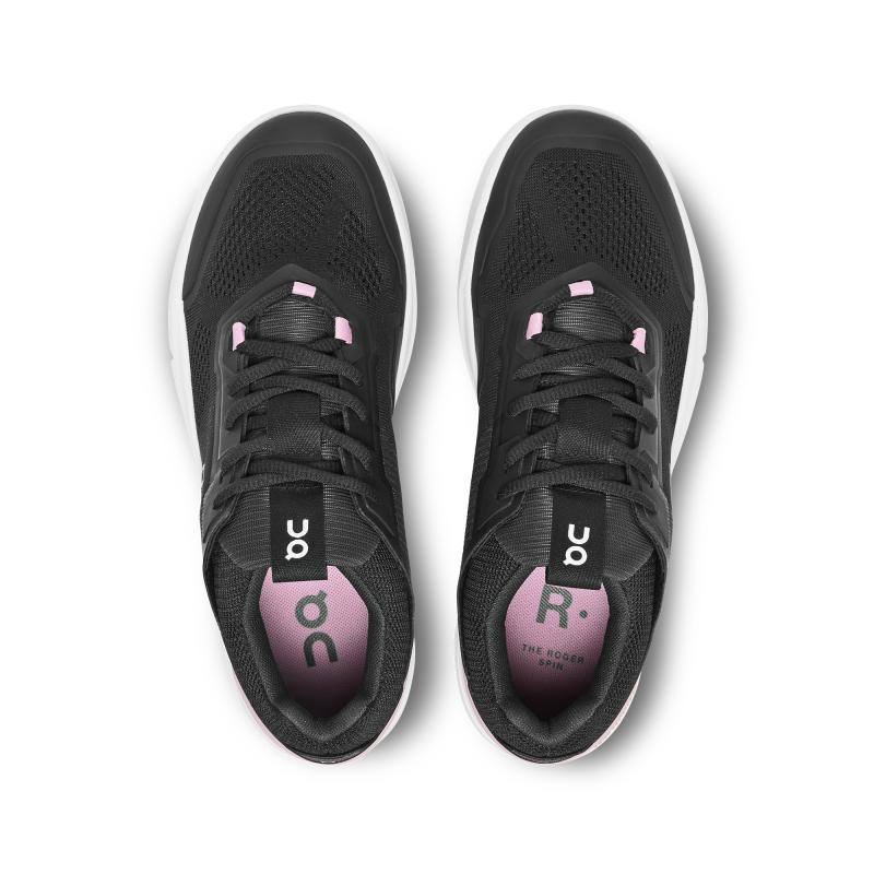 On Running THE ROGER Spin Women's Lifestyle Shoes Black | Zephyr | HQWRY-2561