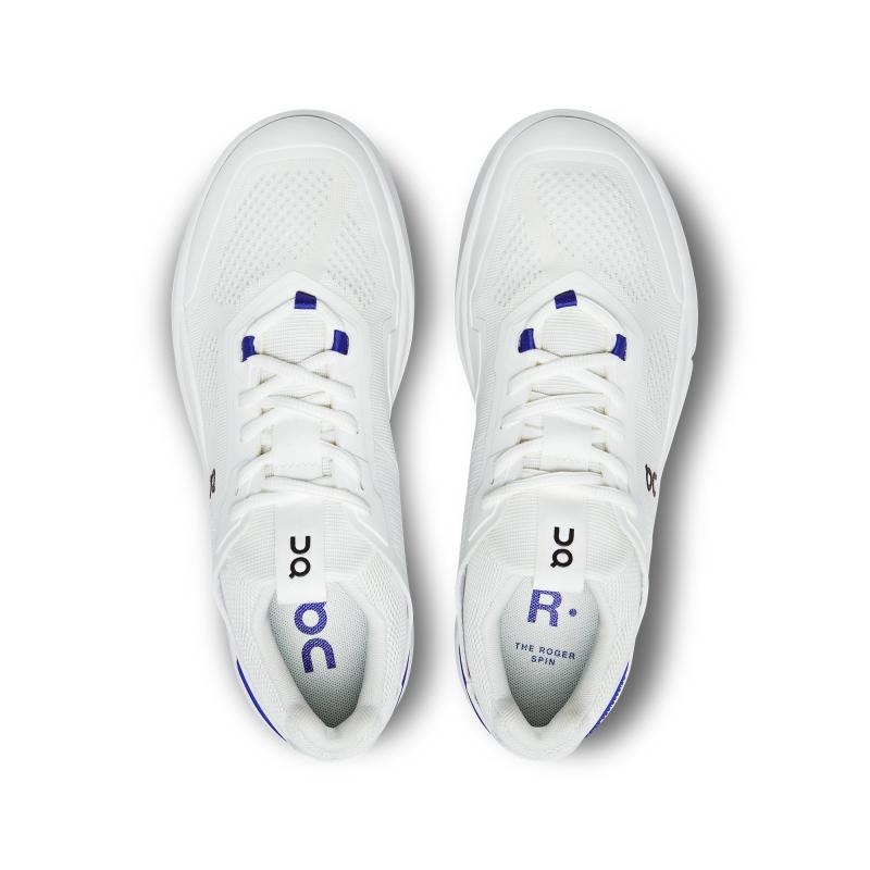 On Running THE ROGER Spin Women's Lifestyle Shoes Undyed-White | Indigo | GUDZI-2749