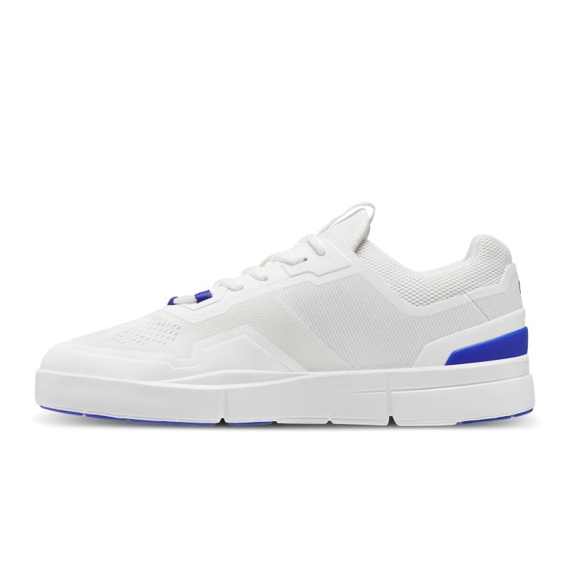 On Running THE ROGER Spin Women's Lifestyle Shoes Undyed-White | Indigo | GUDZI-2749