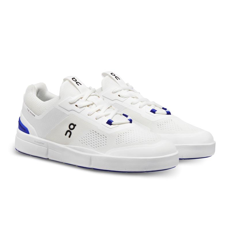 On Running THE ROGER Spin Women's Lifestyle Shoes Undyed-White | Indigo | GUDZI-2749