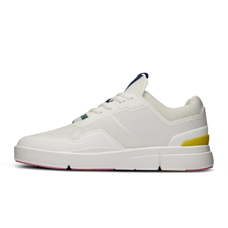 On Running THE ROGER Spin Women's Lifestyle Shoes Undyed-White | Yellow | GXEIF-1239