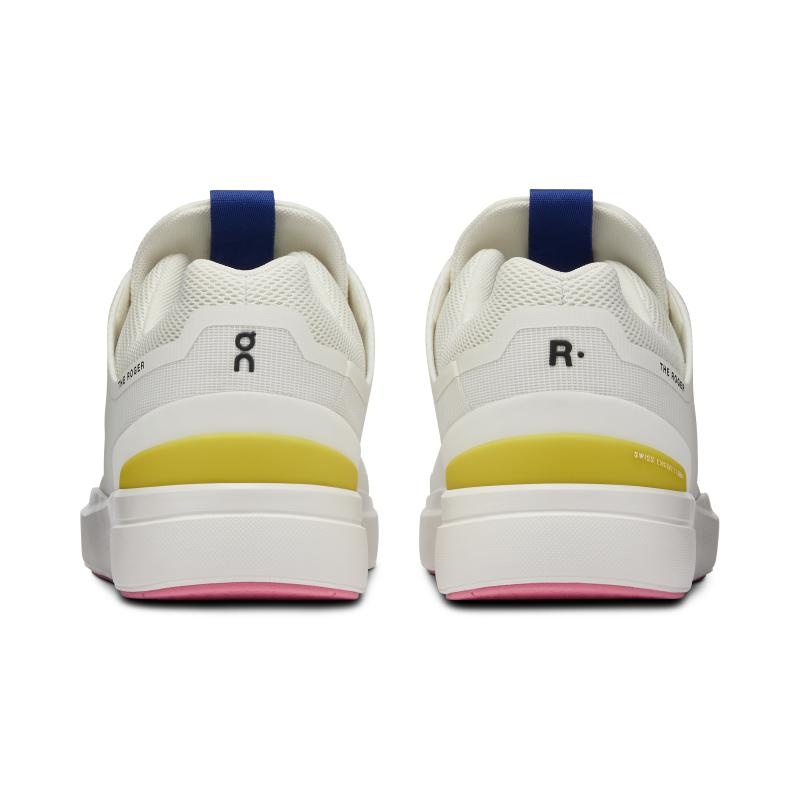 On Running THE ROGER Spin Women's Lifestyle Shoes Undyed-White | Yellow | GXEIF-1239