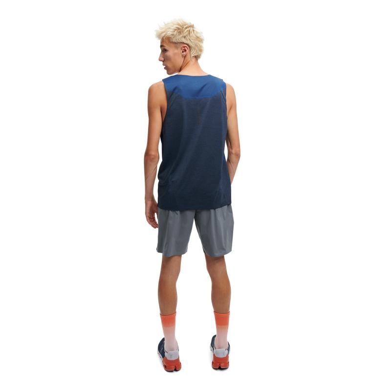 On Running Tank-T Men's Tank Top Denim | Navy | JVLBK-6780