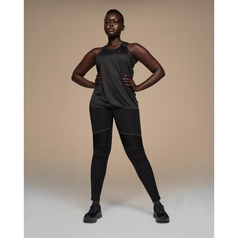 On Running Tank-T Women's Tank Top Black | Glacier | ADFRG-7014