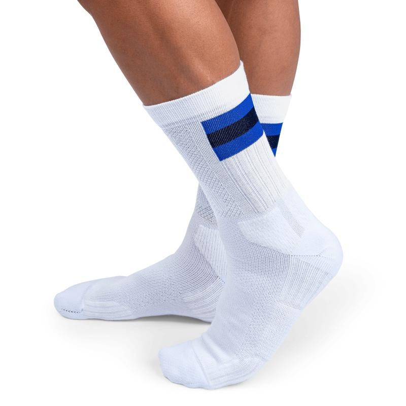 On Running Tennis Men\'s Sock White | Indigo | BNWLD-5618