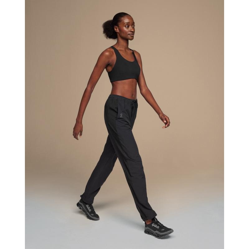 On Running Track Women's Pant Black | HIBEJ-9860