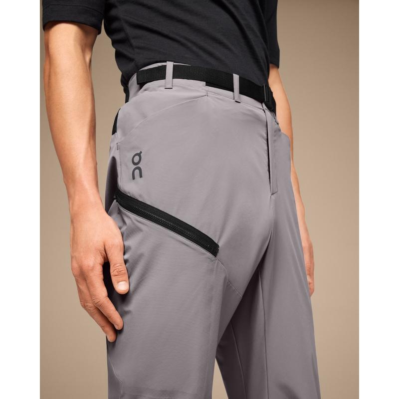 On Running Trek Men's Pant Zinc | Black | DQYXZ-7562