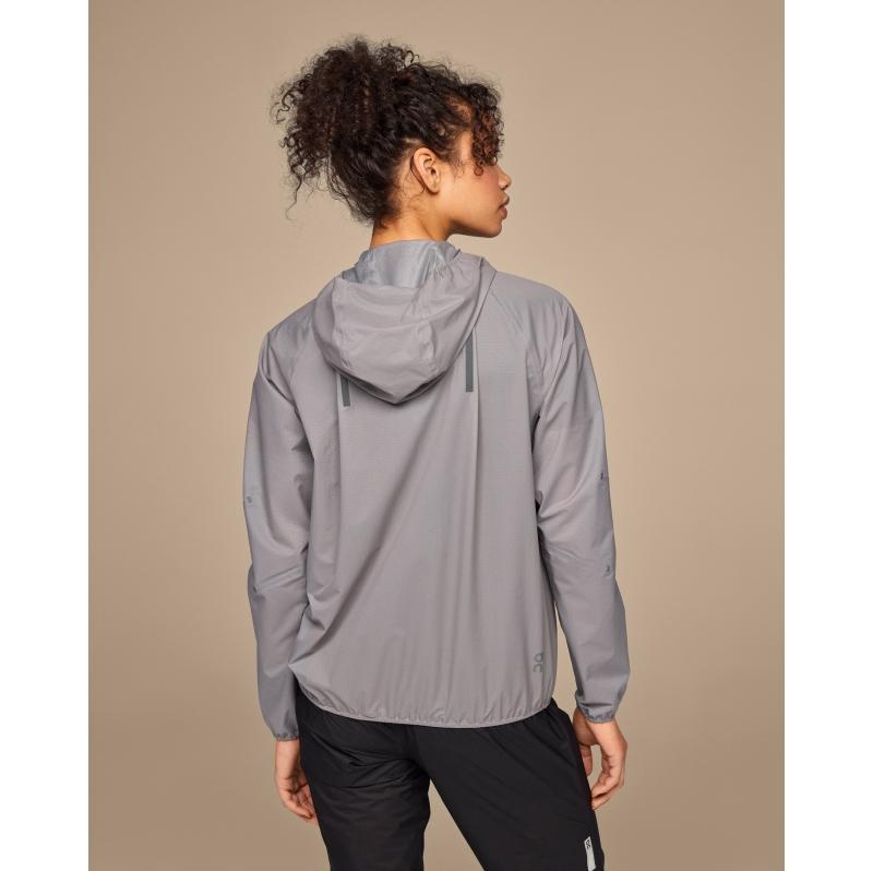 On Running Ultra Women's Jacket Zinc Grey | CIVGL-0128