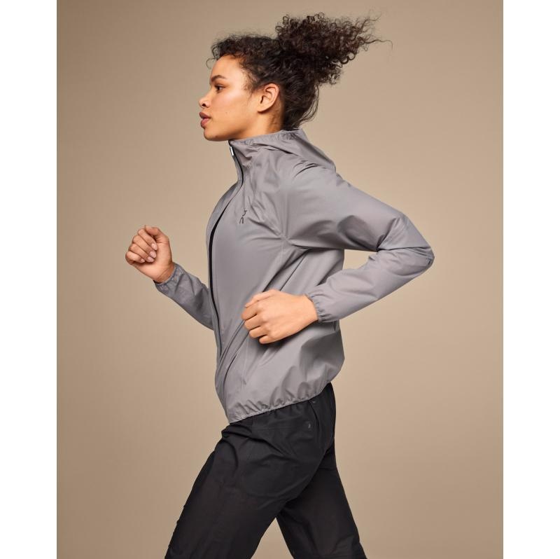 On Running Ultra Women's Jacket Zinc Grey | CIVGL-0128