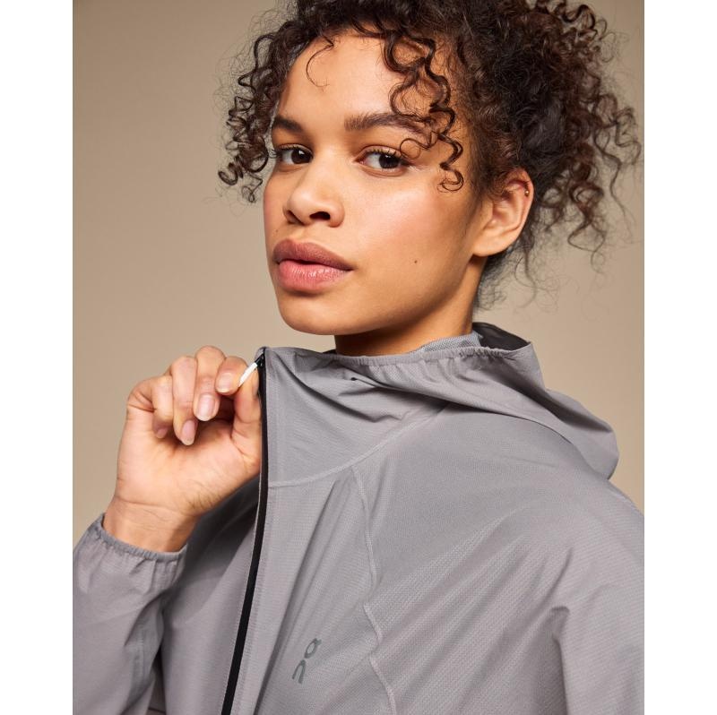 On Running Ultra Women's Jacket Zinc Grey | CIVGL-0128