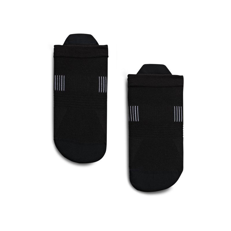 On Running Ultralight Low Men's Sock Black | White | MDSLN-6178