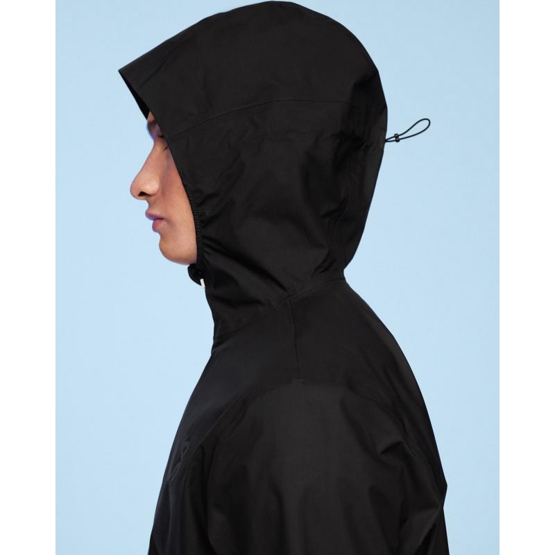 On Running Waterproof Anorak Men's Jacket Black | QHPAE-6385