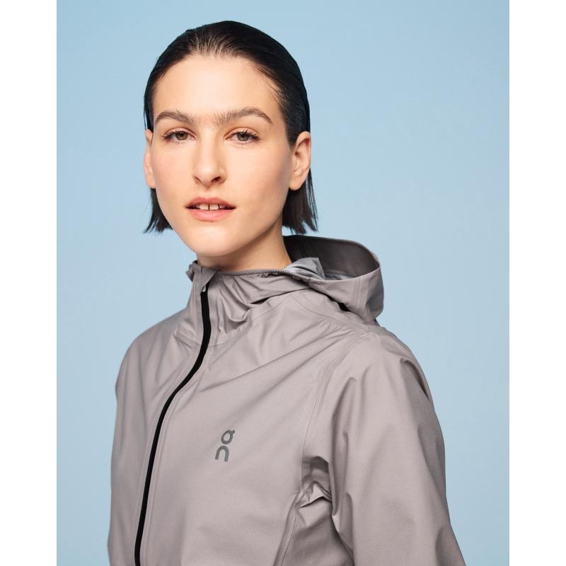 On Running Waterproof Anorak Women's Jacket Zinc Grey | LKVAZ-9372