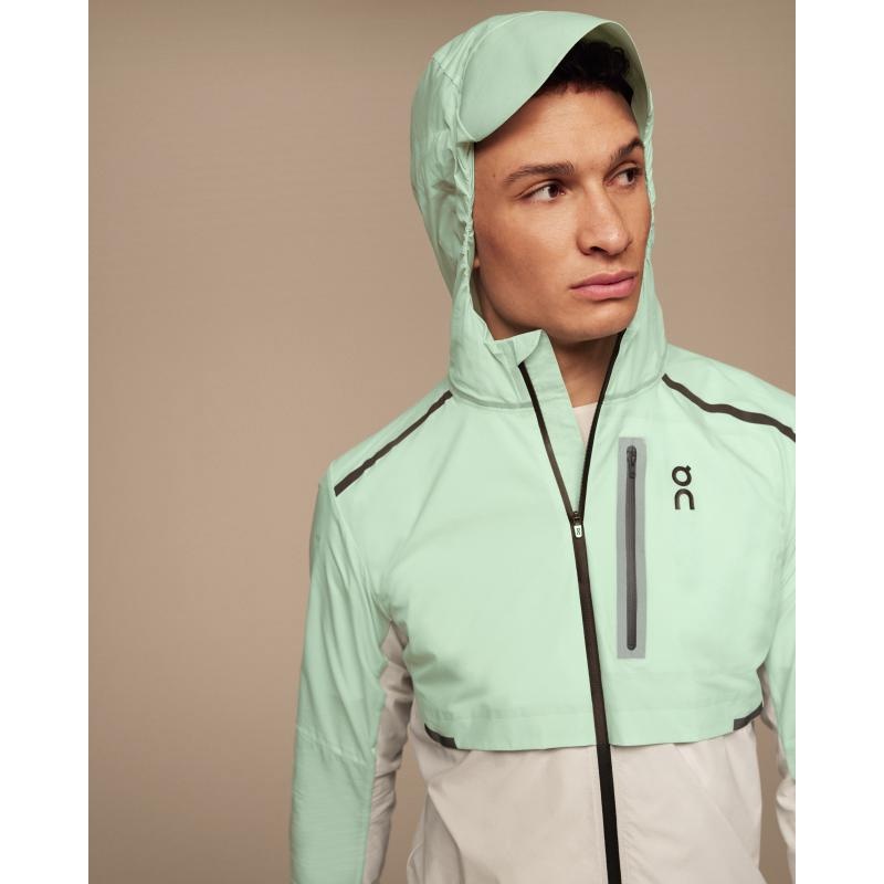 On Running Weather Men's Jacket Creek | Pearl | AHXOD-4192