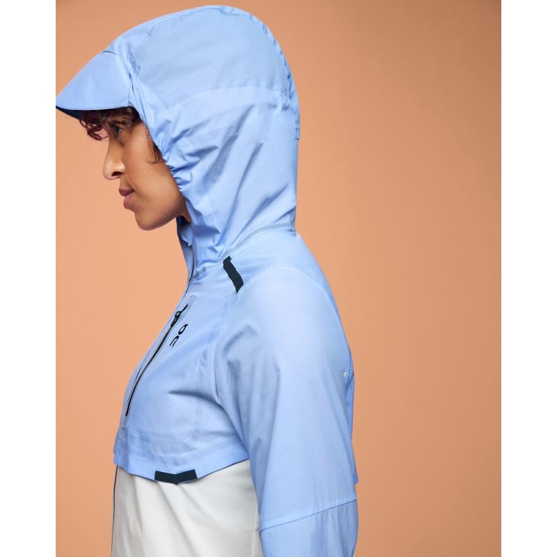 On Running Weather Women's Jacket Stratosphere | Pearl Blue | EYXQW-5419