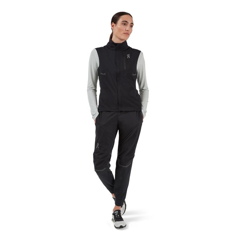 On Running Weather Women's Vest Black | TAPSB-9405