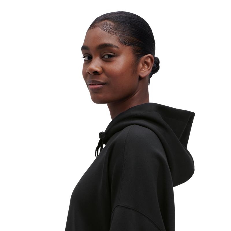 On Running Women's Hoodie Black | YNOFL-4875