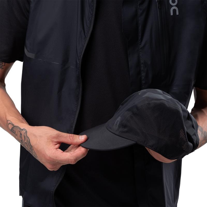 On Running Zero Men's Cap Black | OYLPN-1864